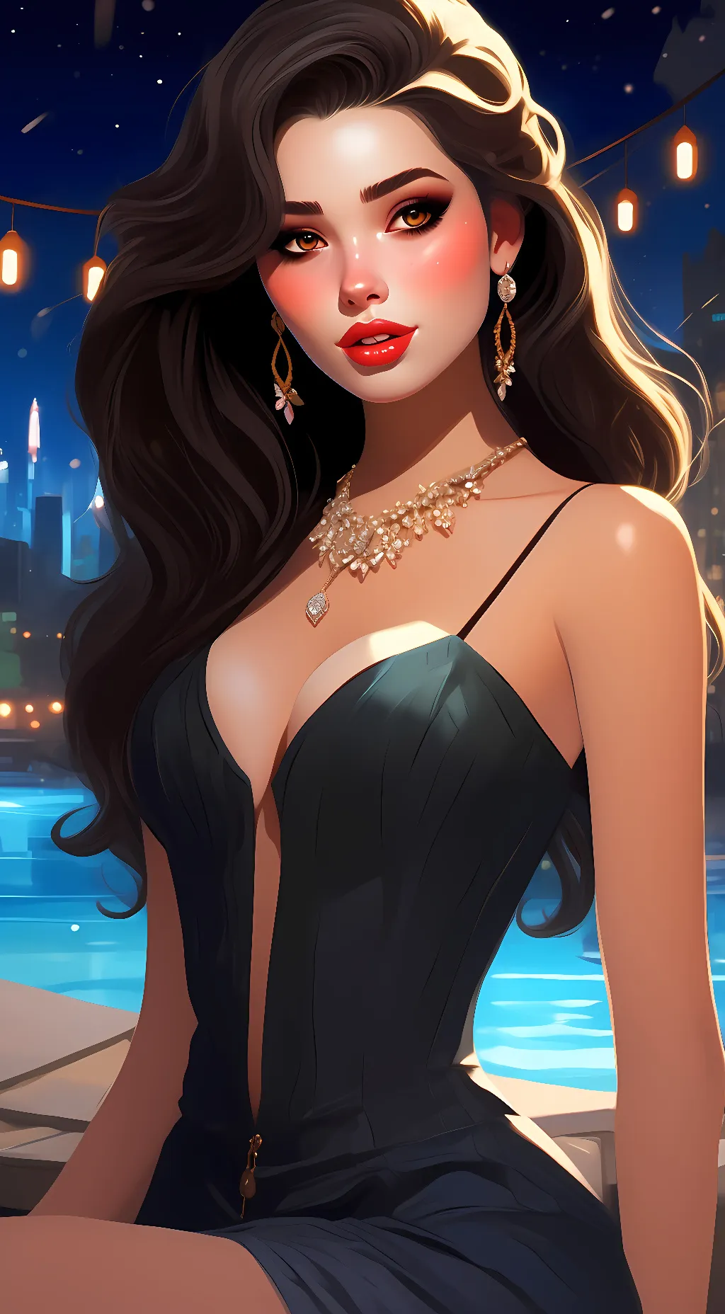 ai character: sexy Madison background