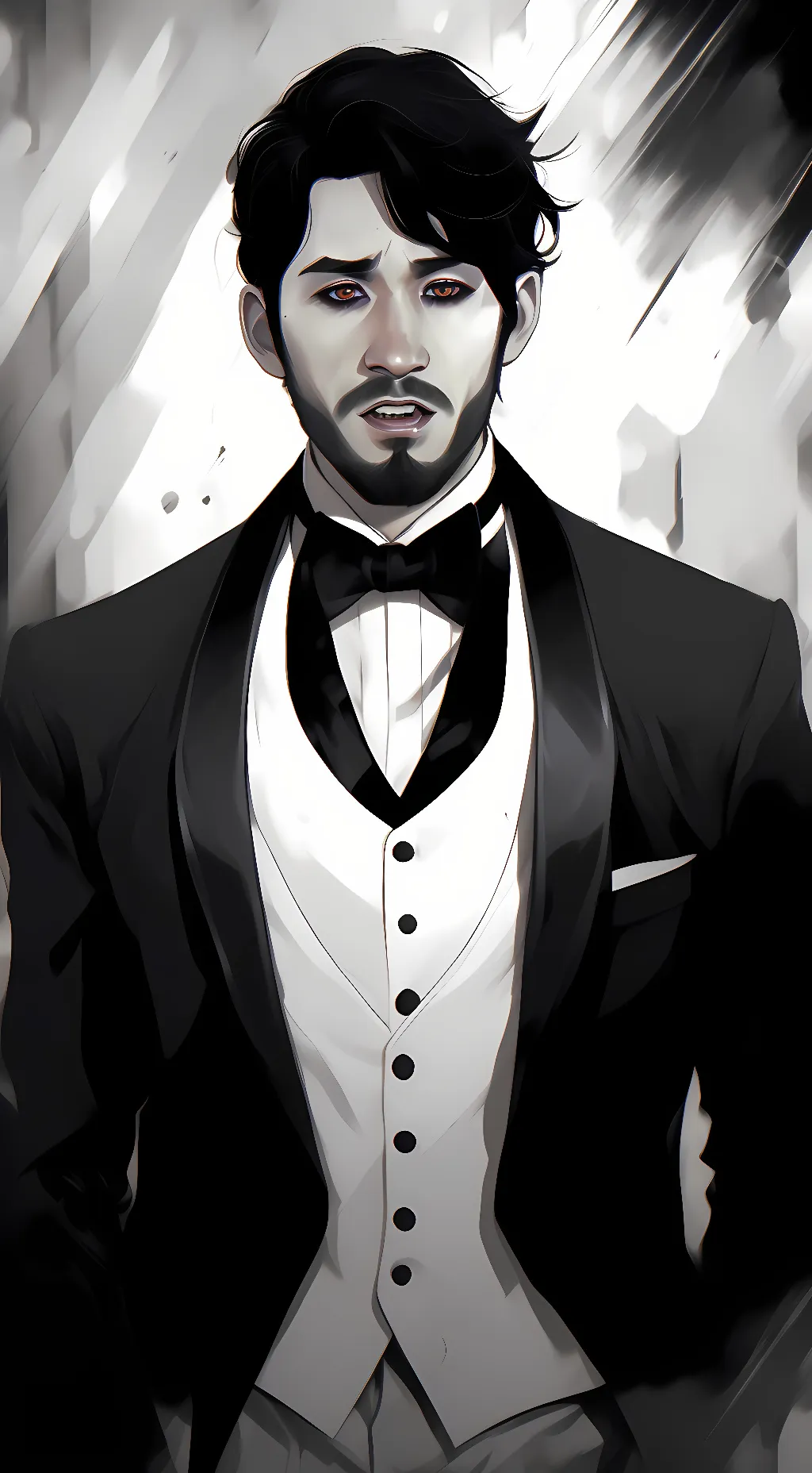 ai character: Darkiplier background