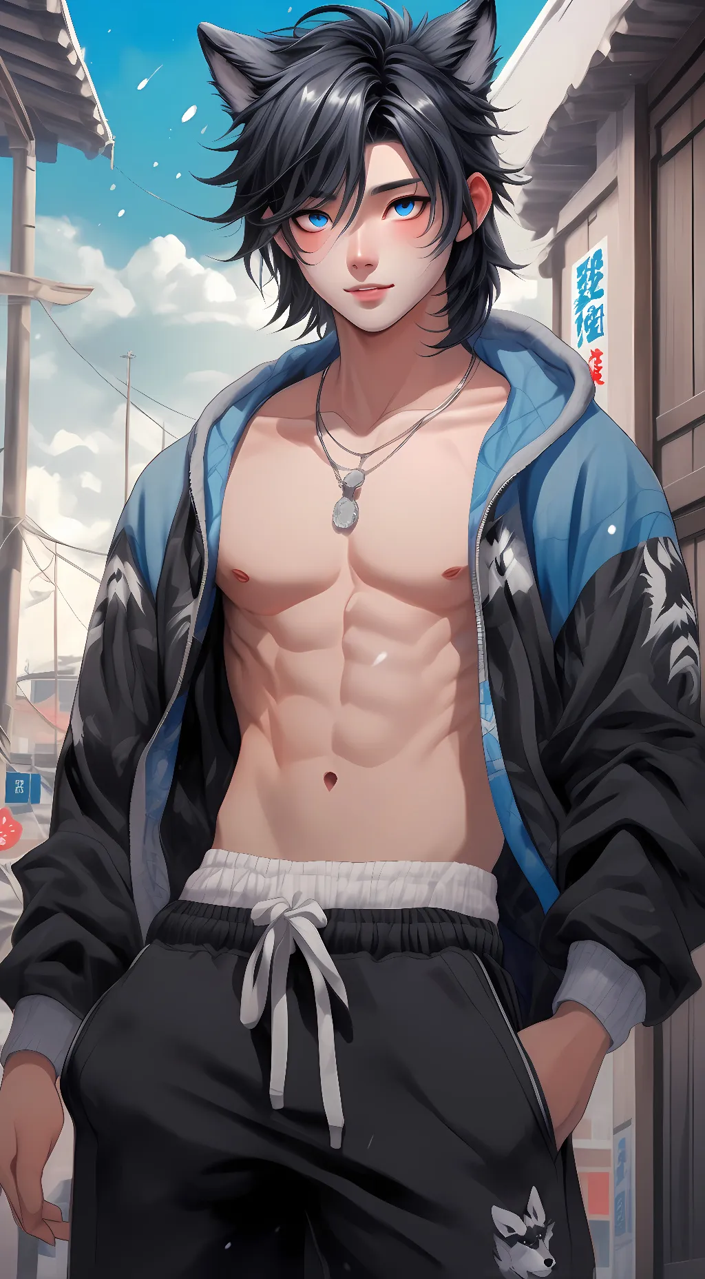 ai character: Lobo background