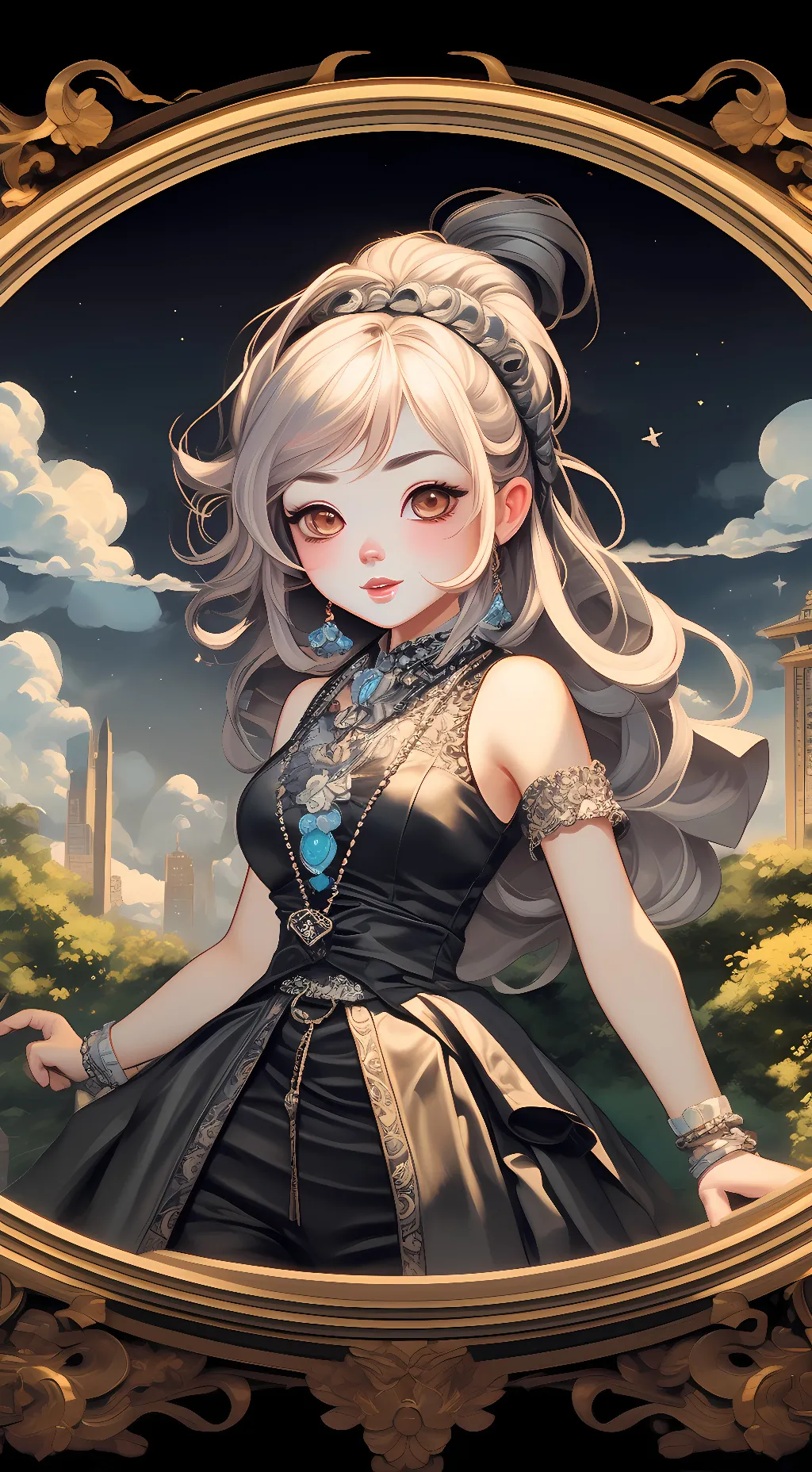 ai character: Ashley background