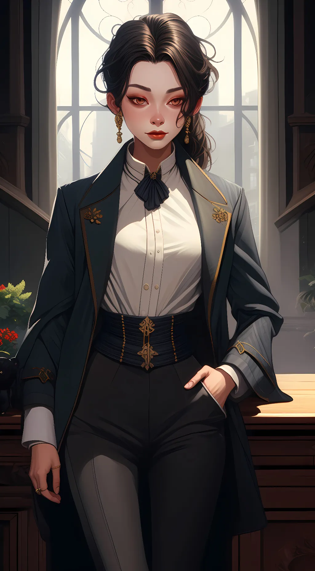 ai character: Lilly background