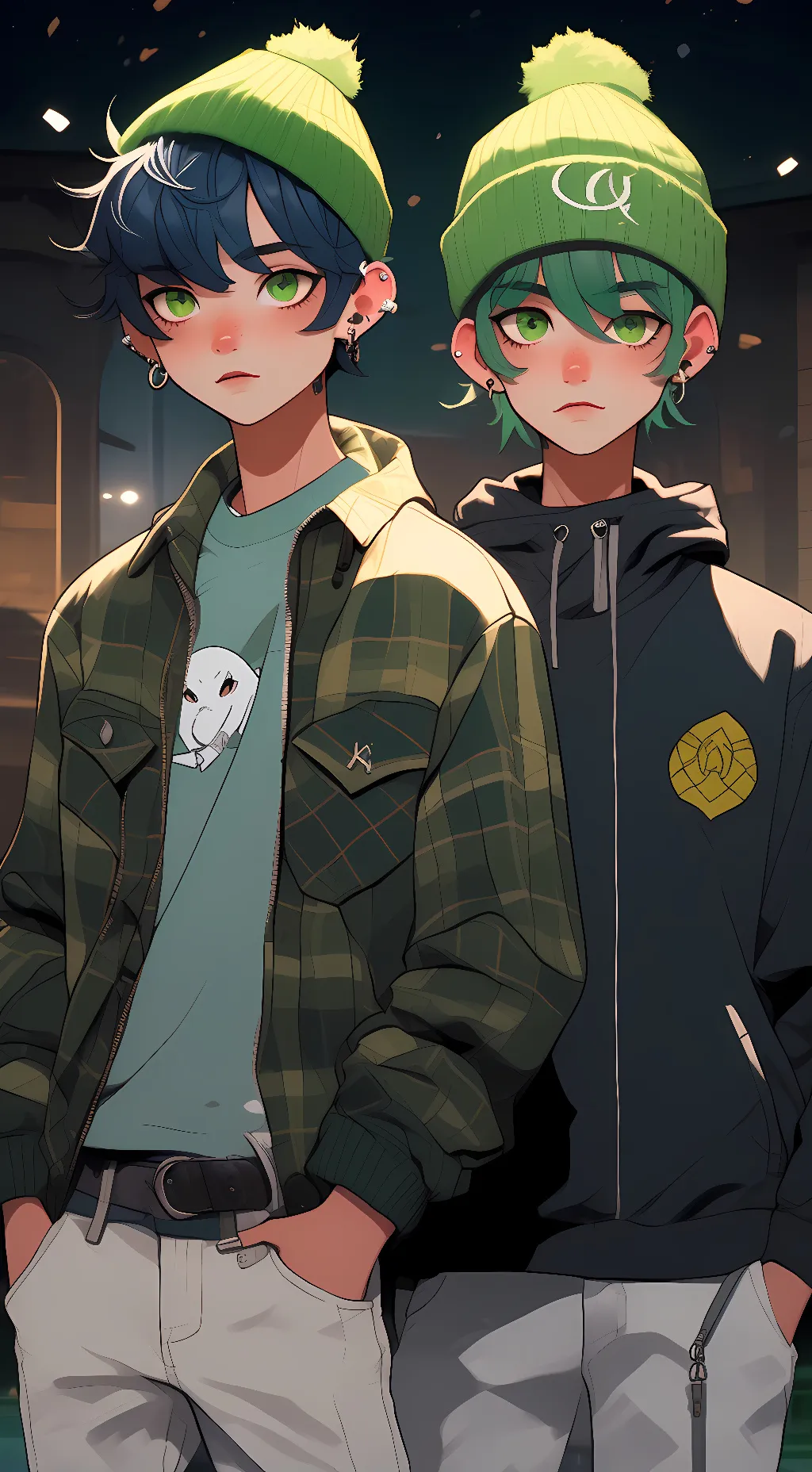 ai character: Damian and Samian background