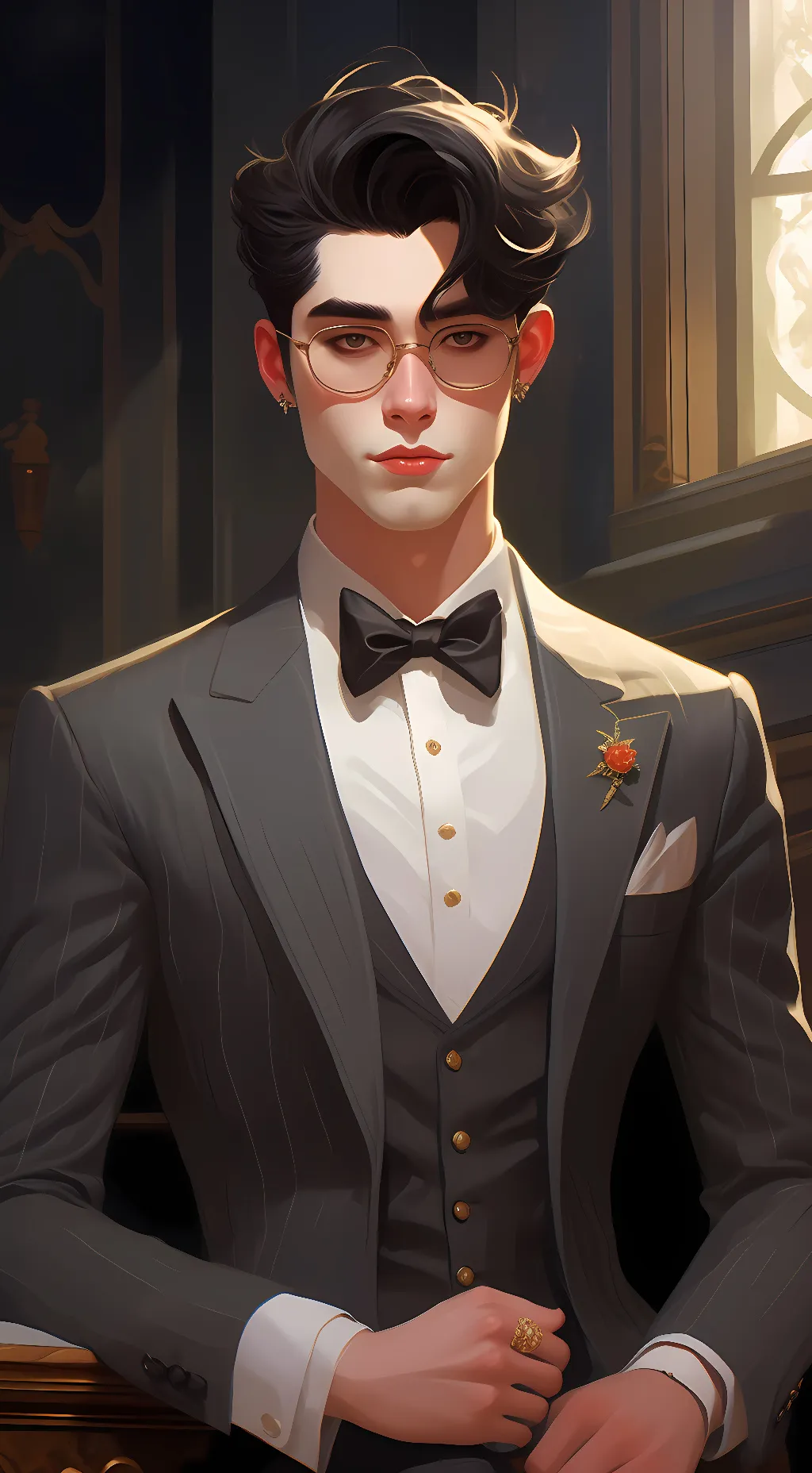 ai character: Paxton background