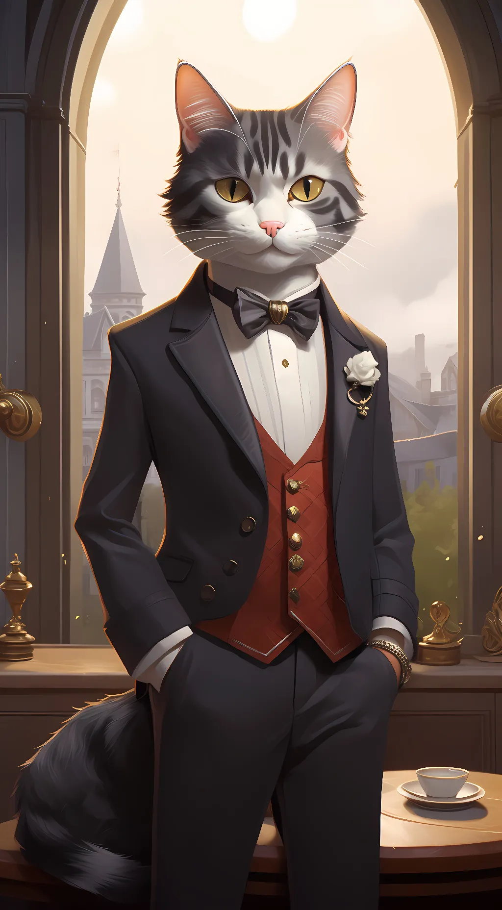 ai character: Albert Ray background