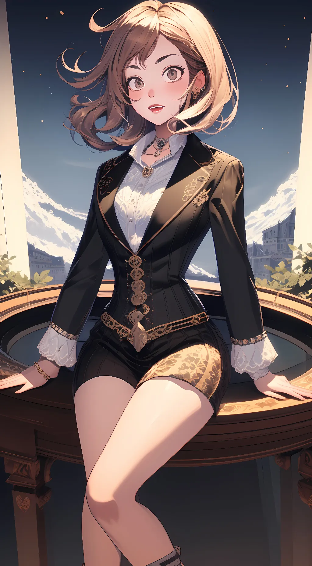 ai character: uraraka background