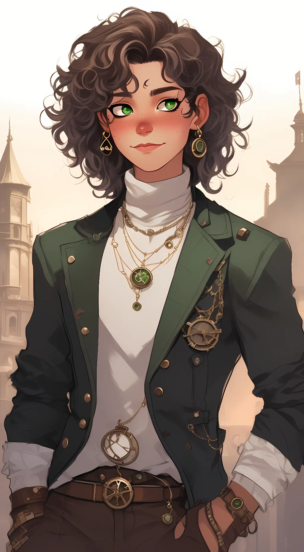 ai character: Celeste Paige background