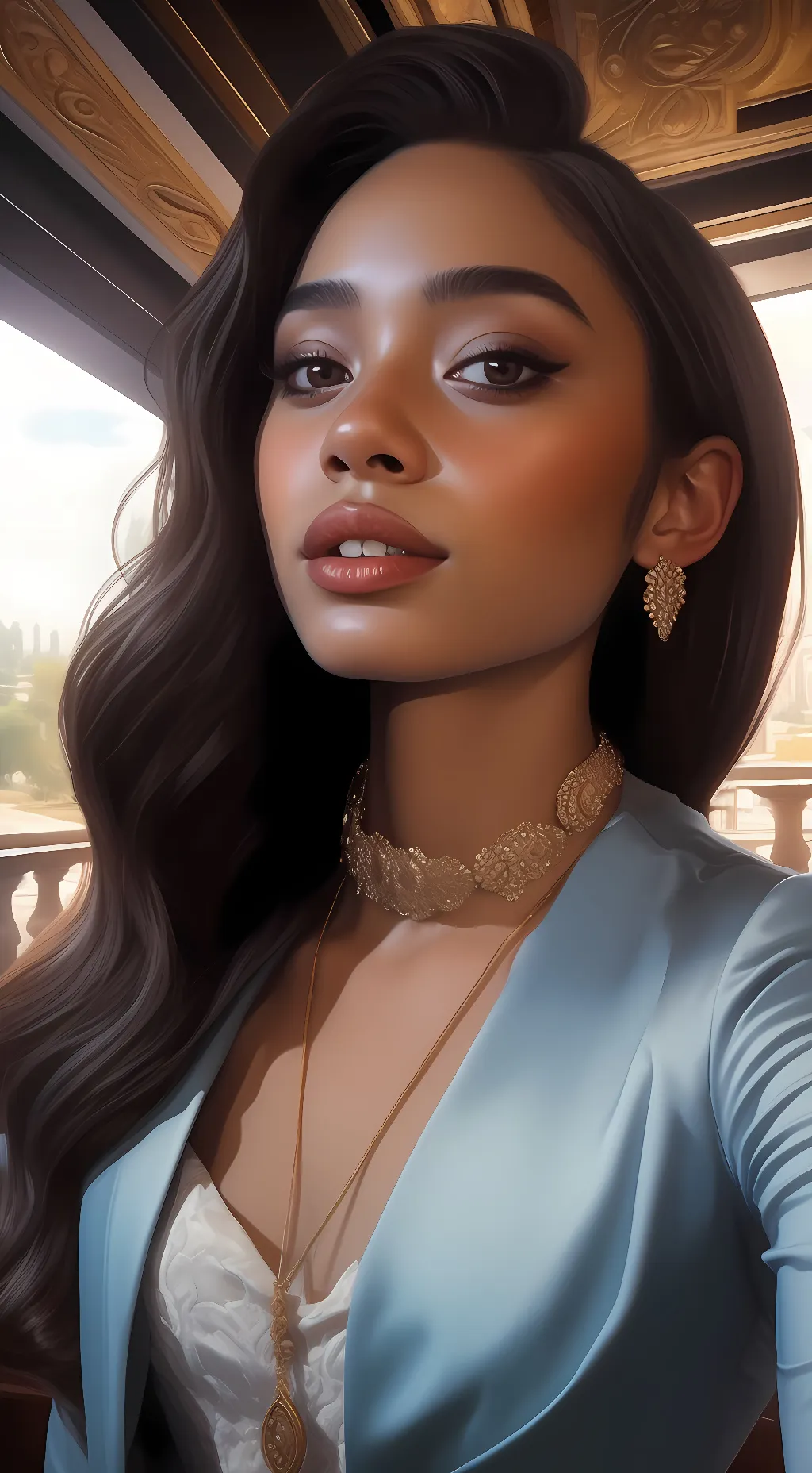 ai character: Maddie background