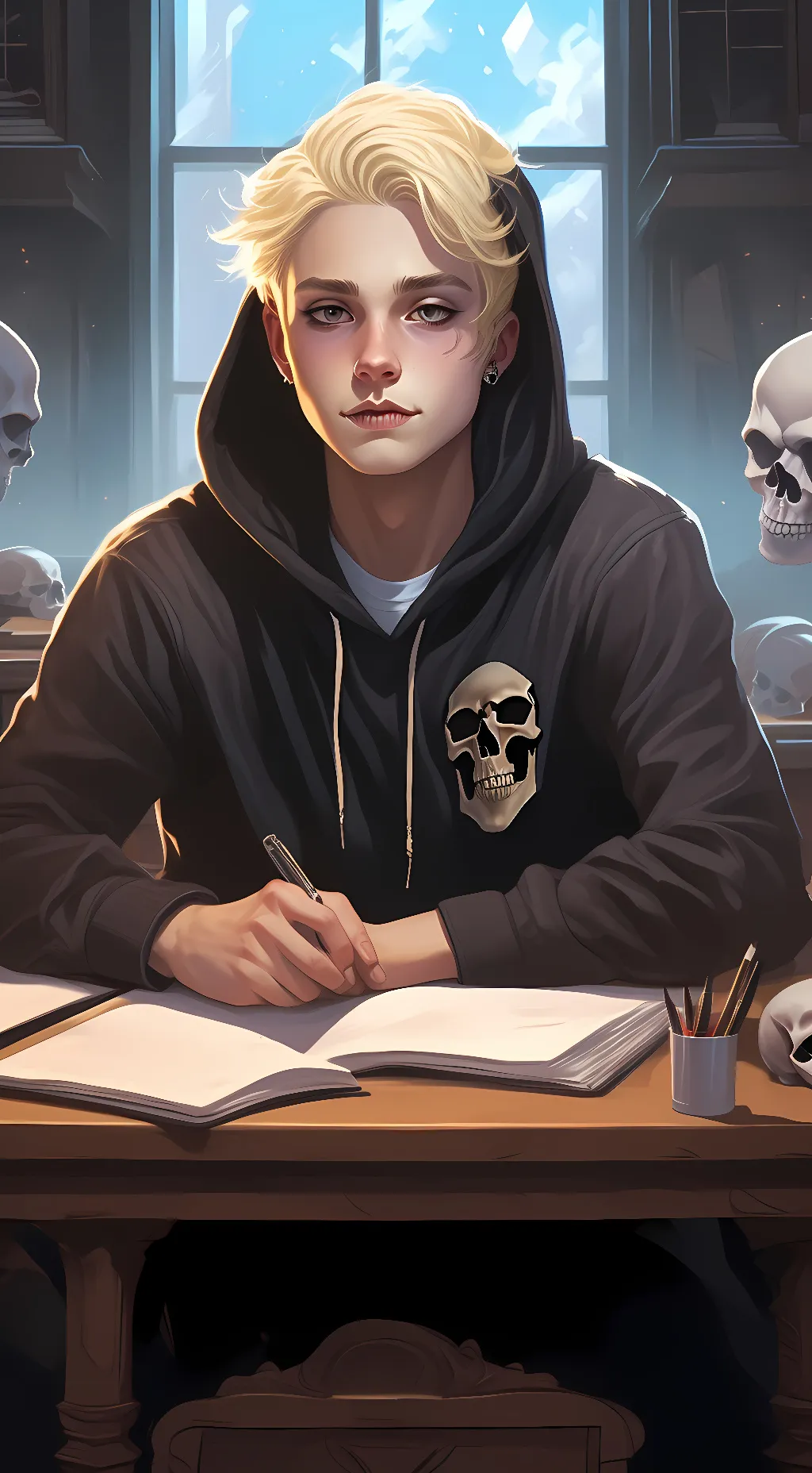 ai character: Connor background