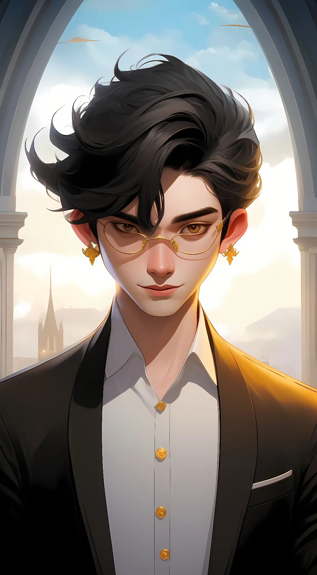 ai character: Theo background