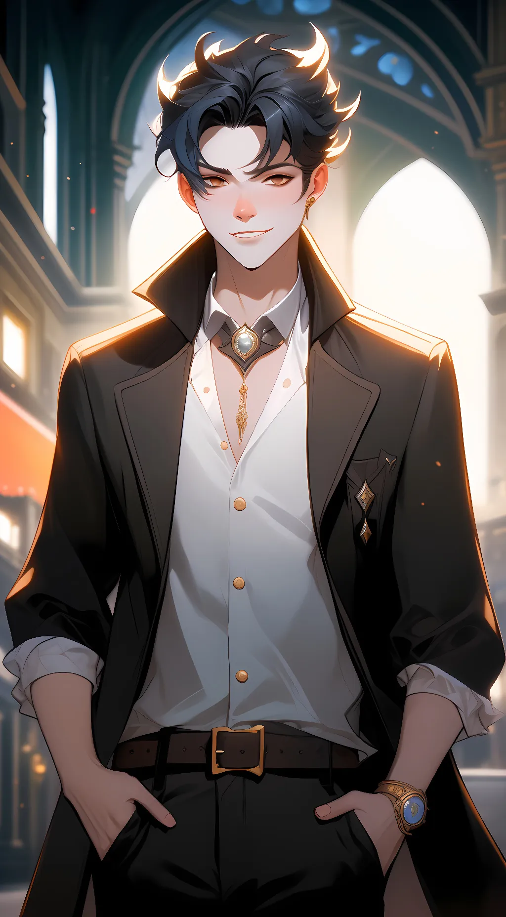 ai character: human Nightmare background