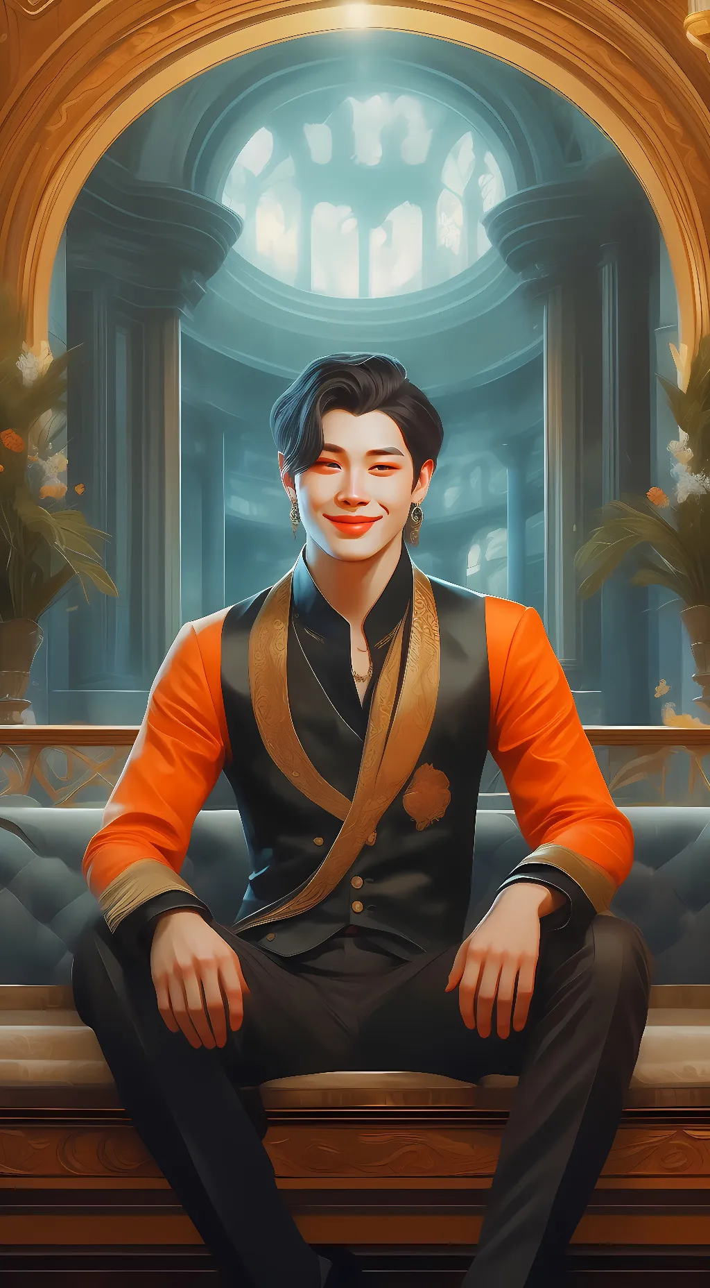 ai character: jung han background