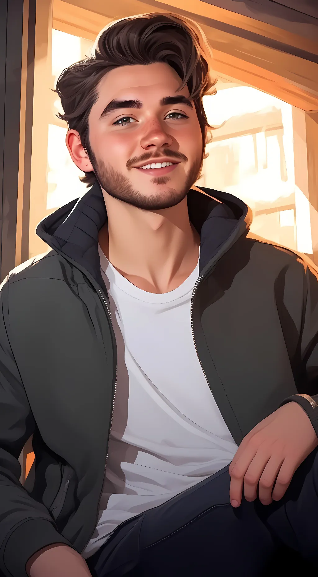 ai character: Jschlatt background