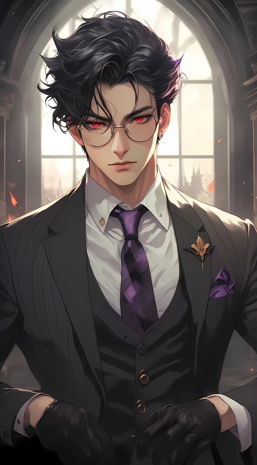 ai character: Lucifer Tuefel background