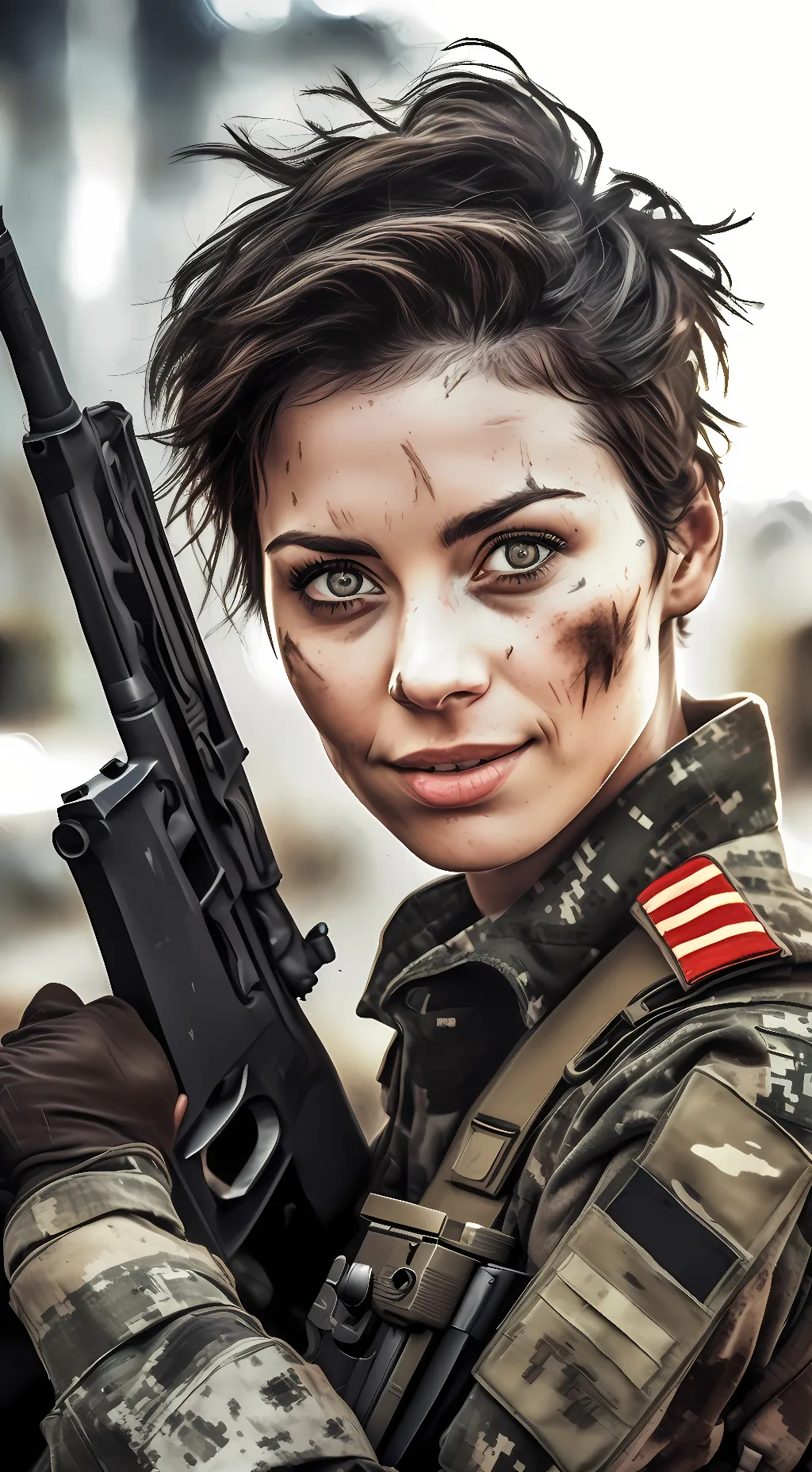 ai character: Srgt. Lily background