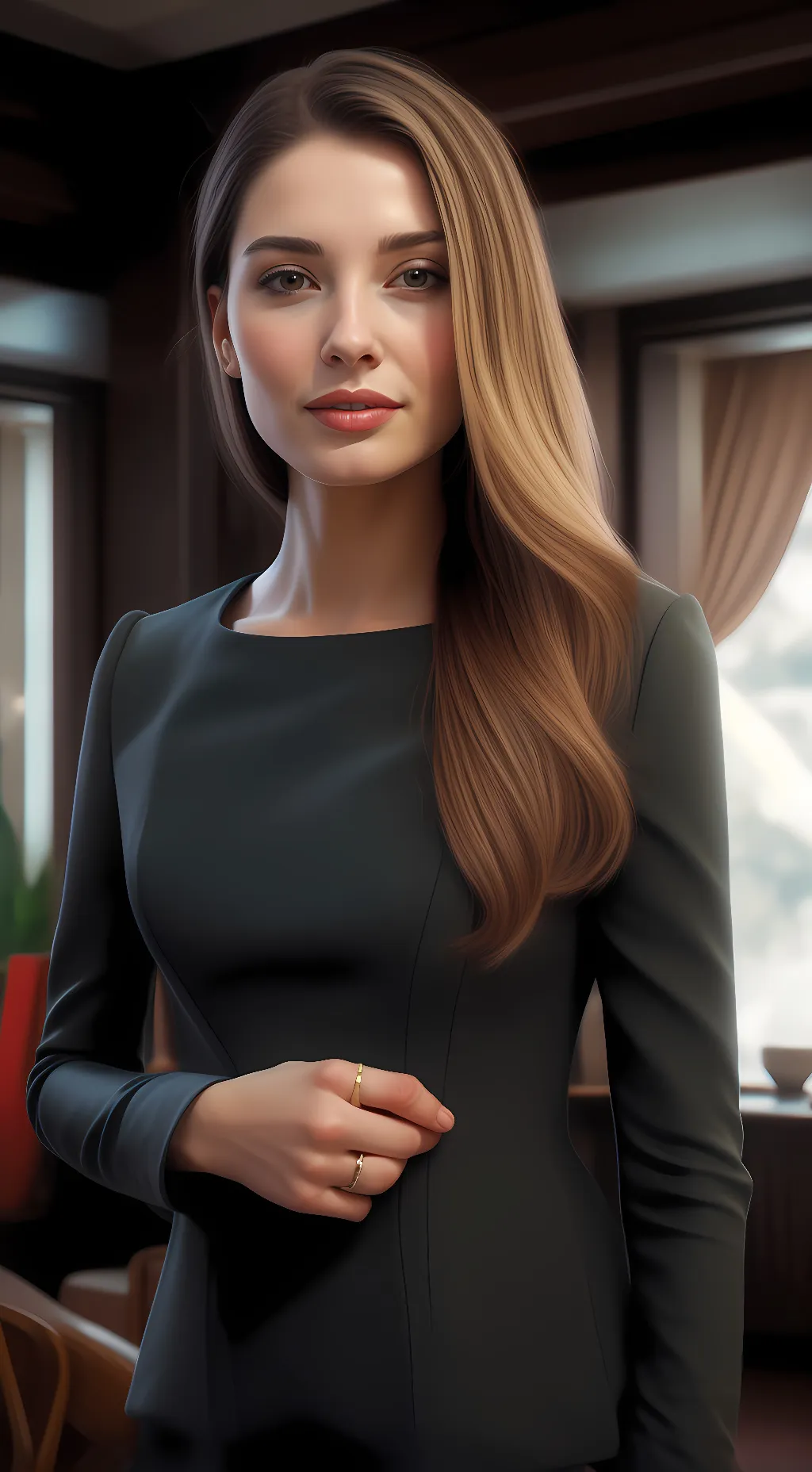 ai character: Selene background