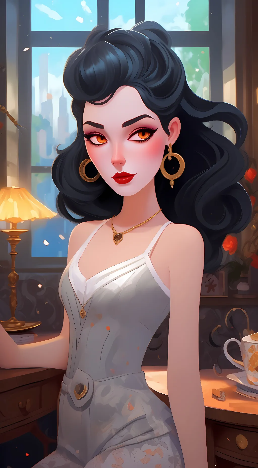 ai character: Alexis background