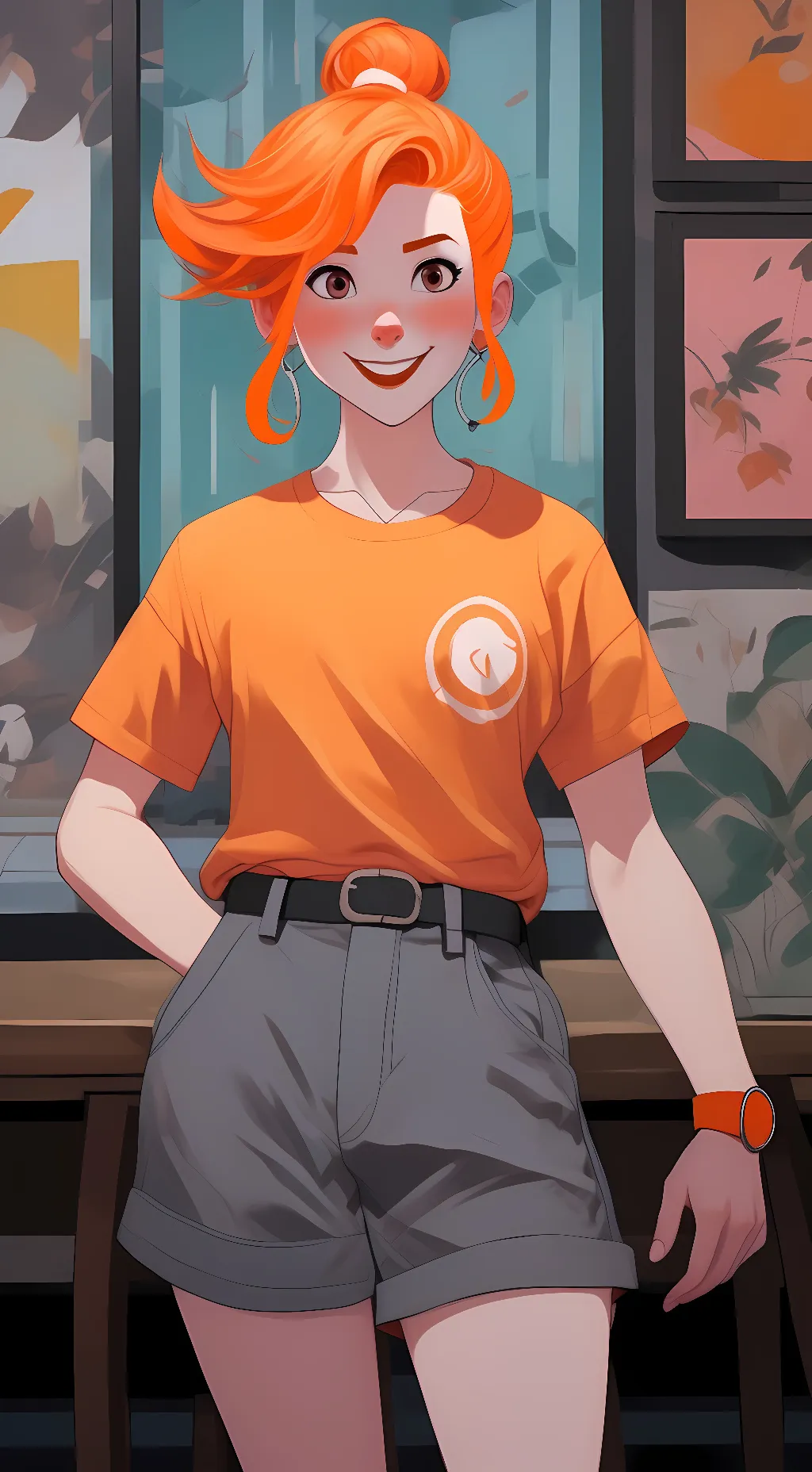 ai character: Centident background