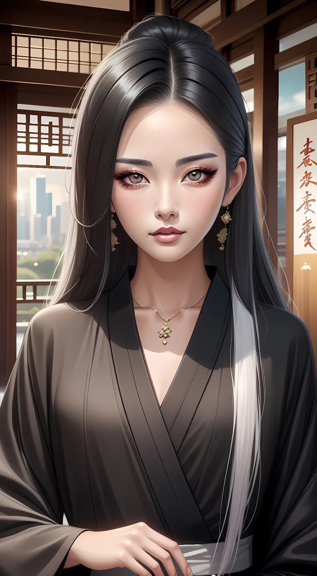 ai character: Shikimeruka background