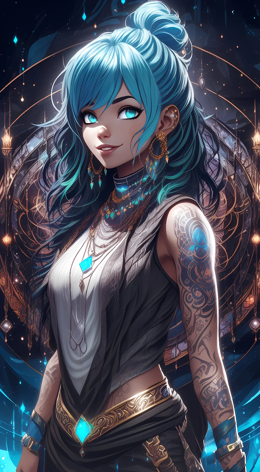 ai character: gina background