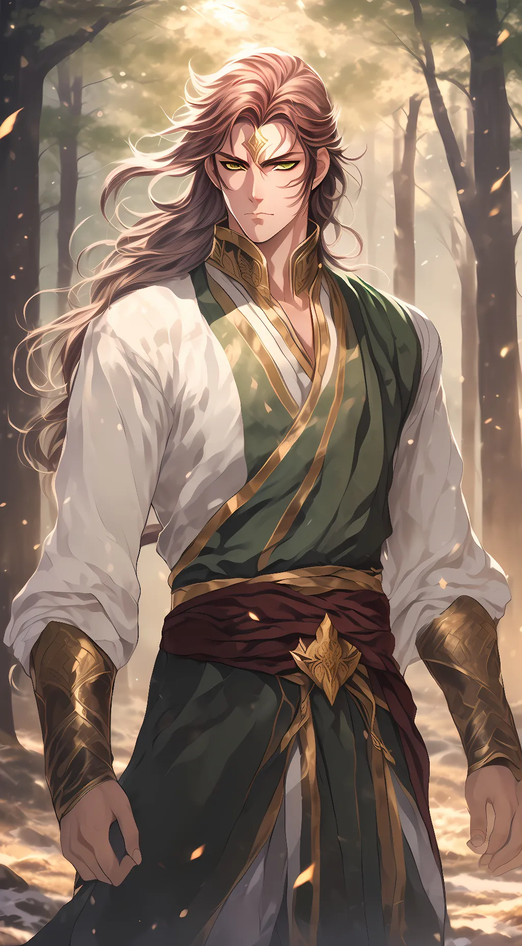 ai character: Lost God background