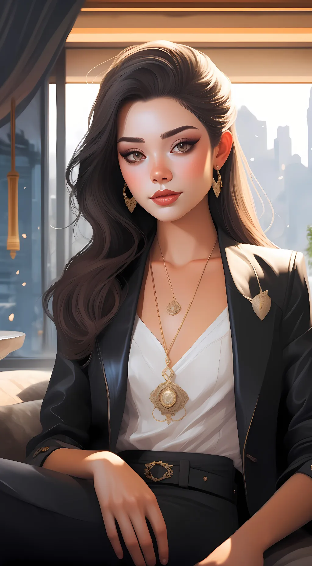 ai character: Rin background