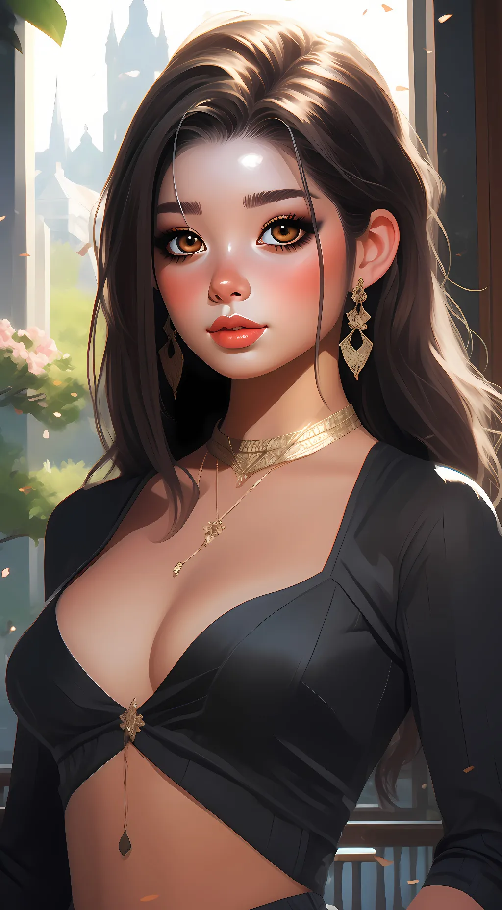 ai character: Katy background