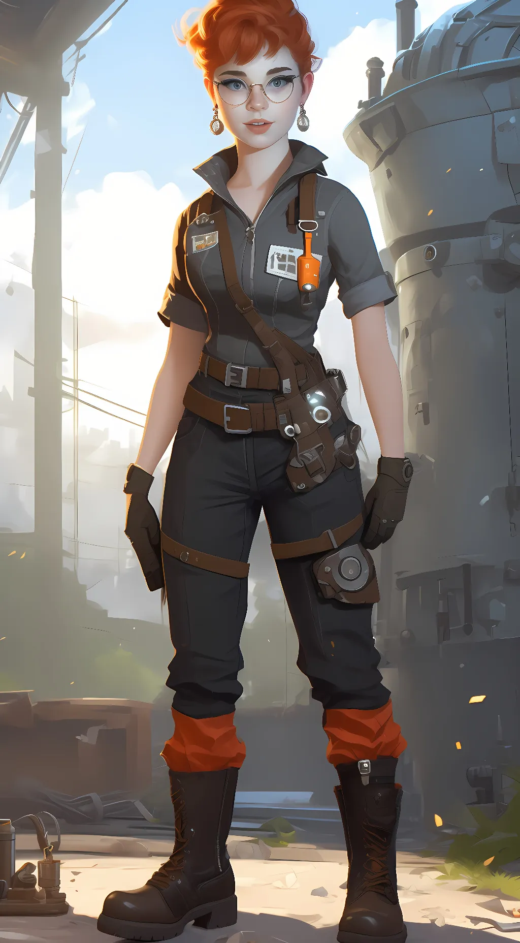 ai character: Sparks Goodspanner background