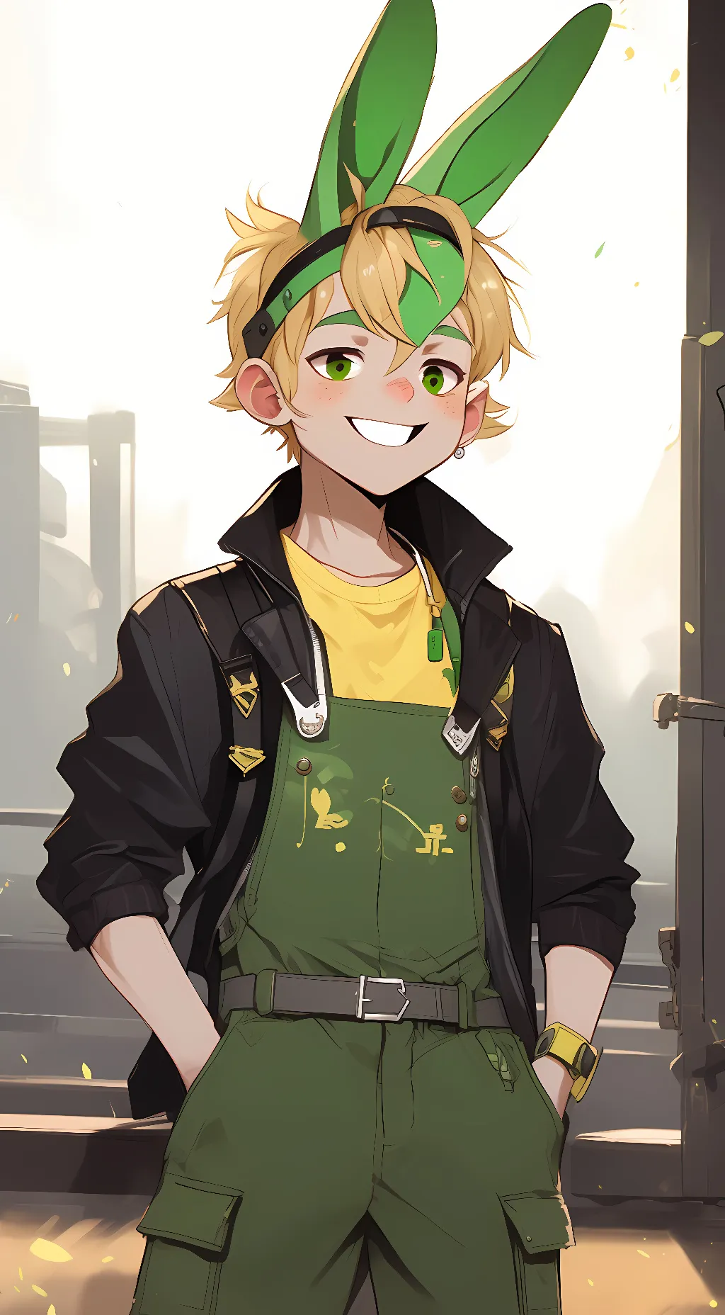 ai character: •🐇•BunzoBunny•🐇• background