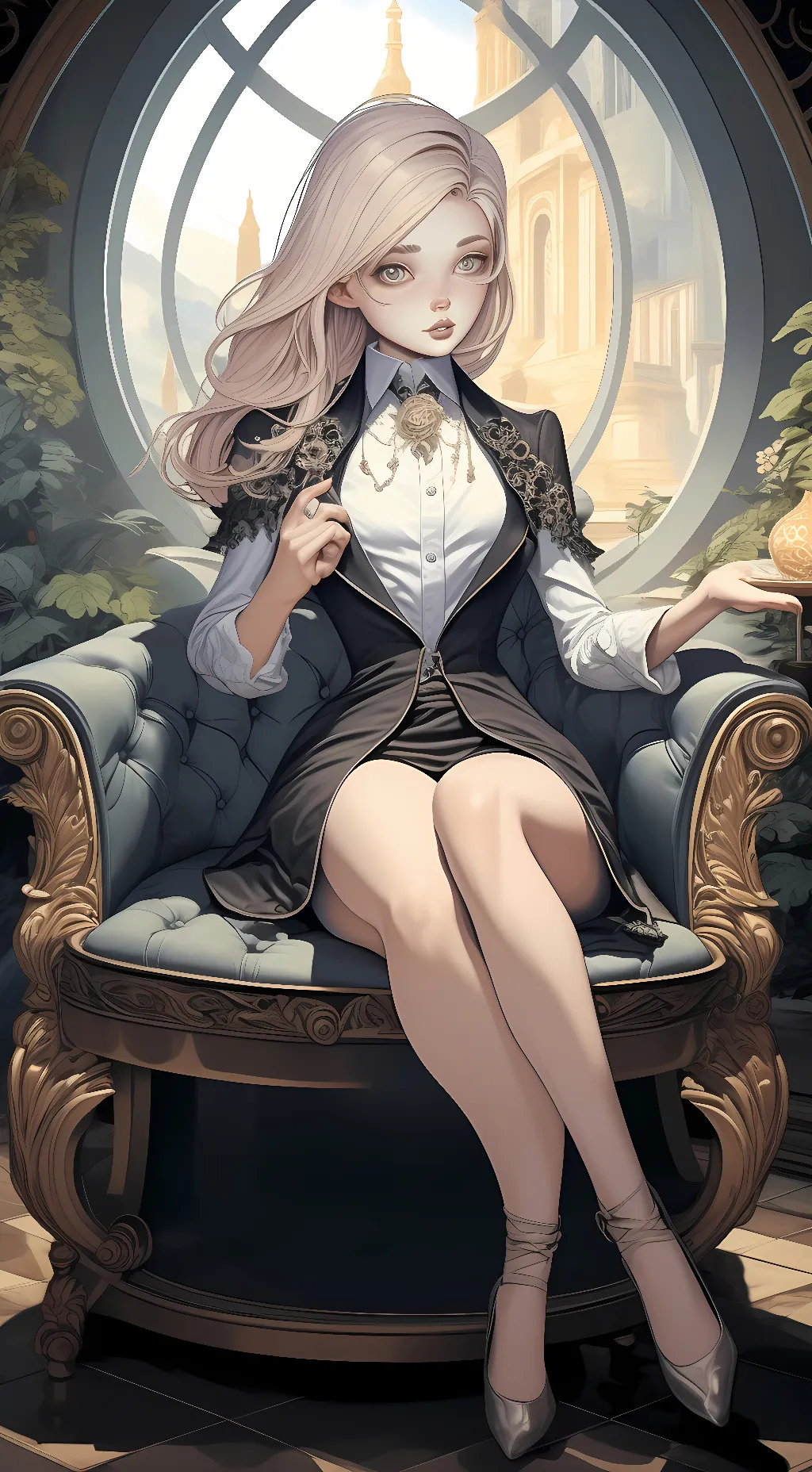 ai character: Make adventure background