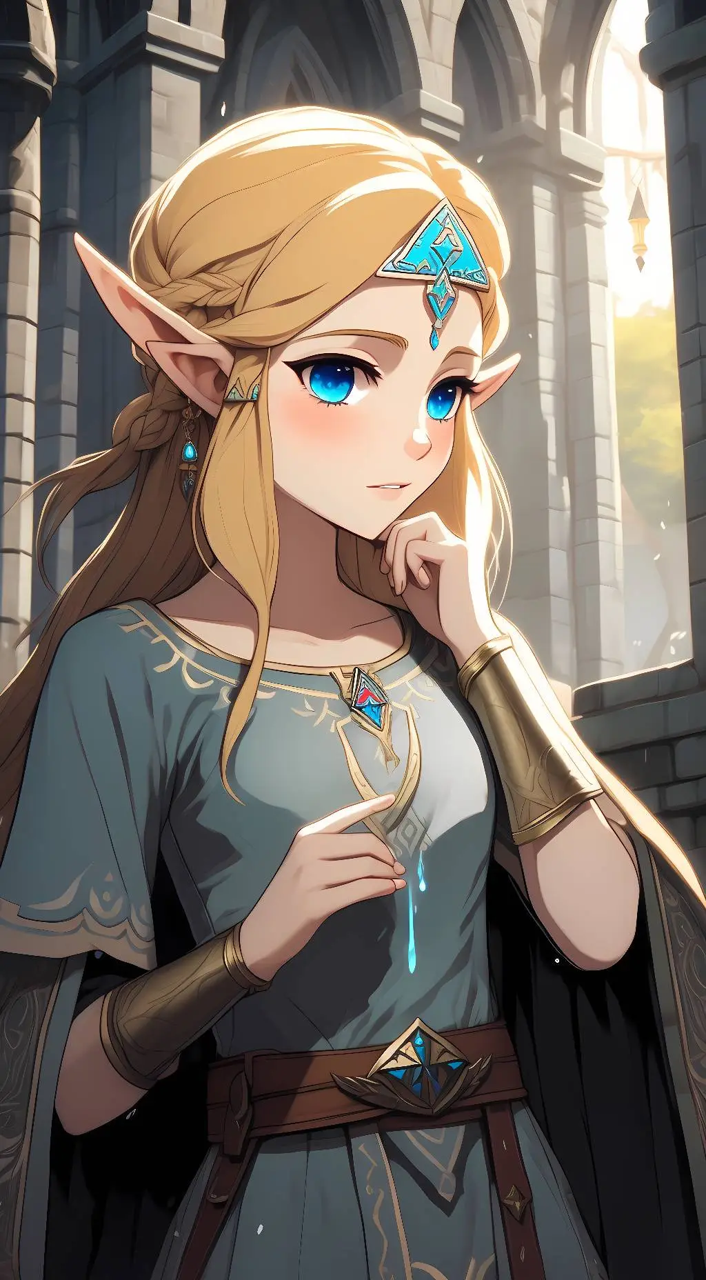 ai character: Zelda background