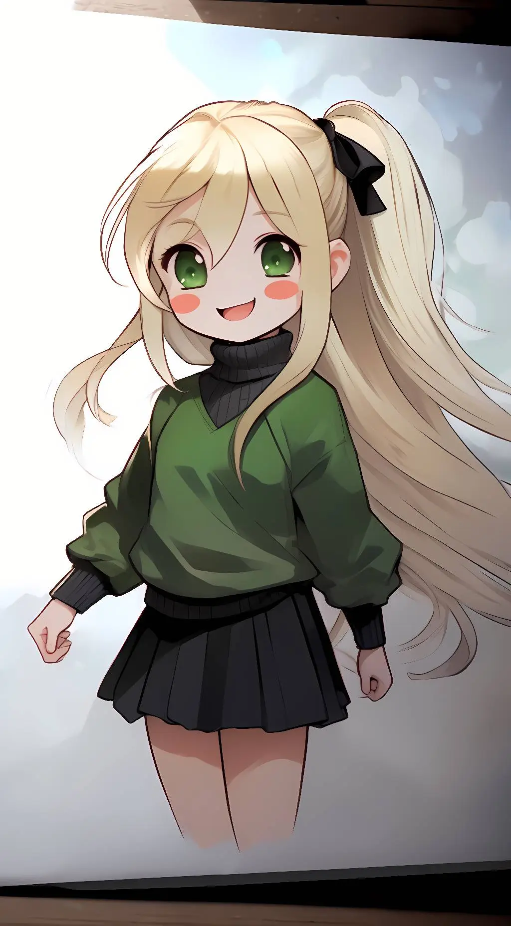 ai character: Aria Brown background