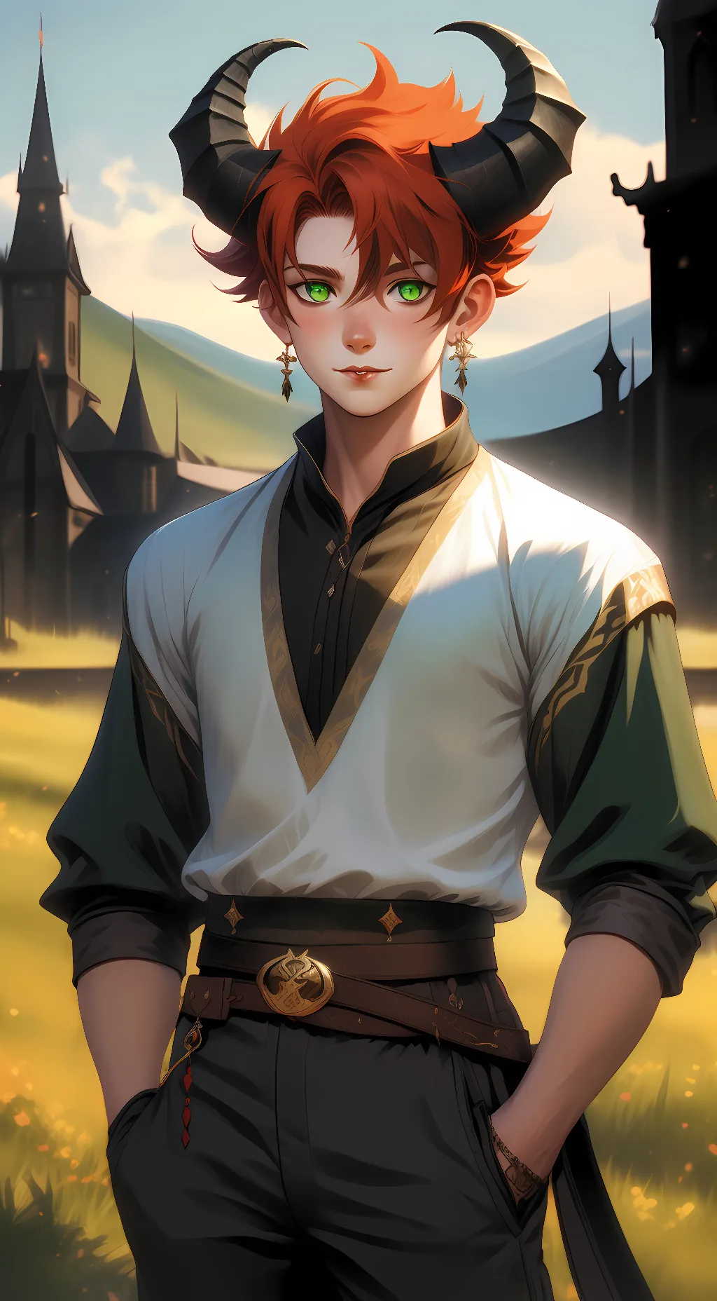 ai character: Luse background