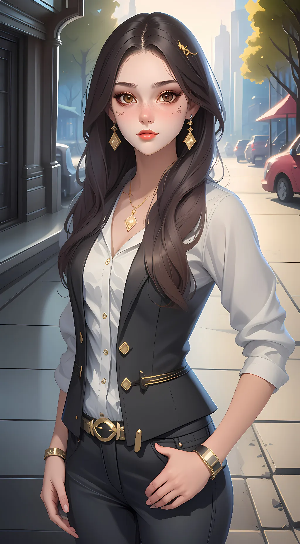 ai character: Rayne background