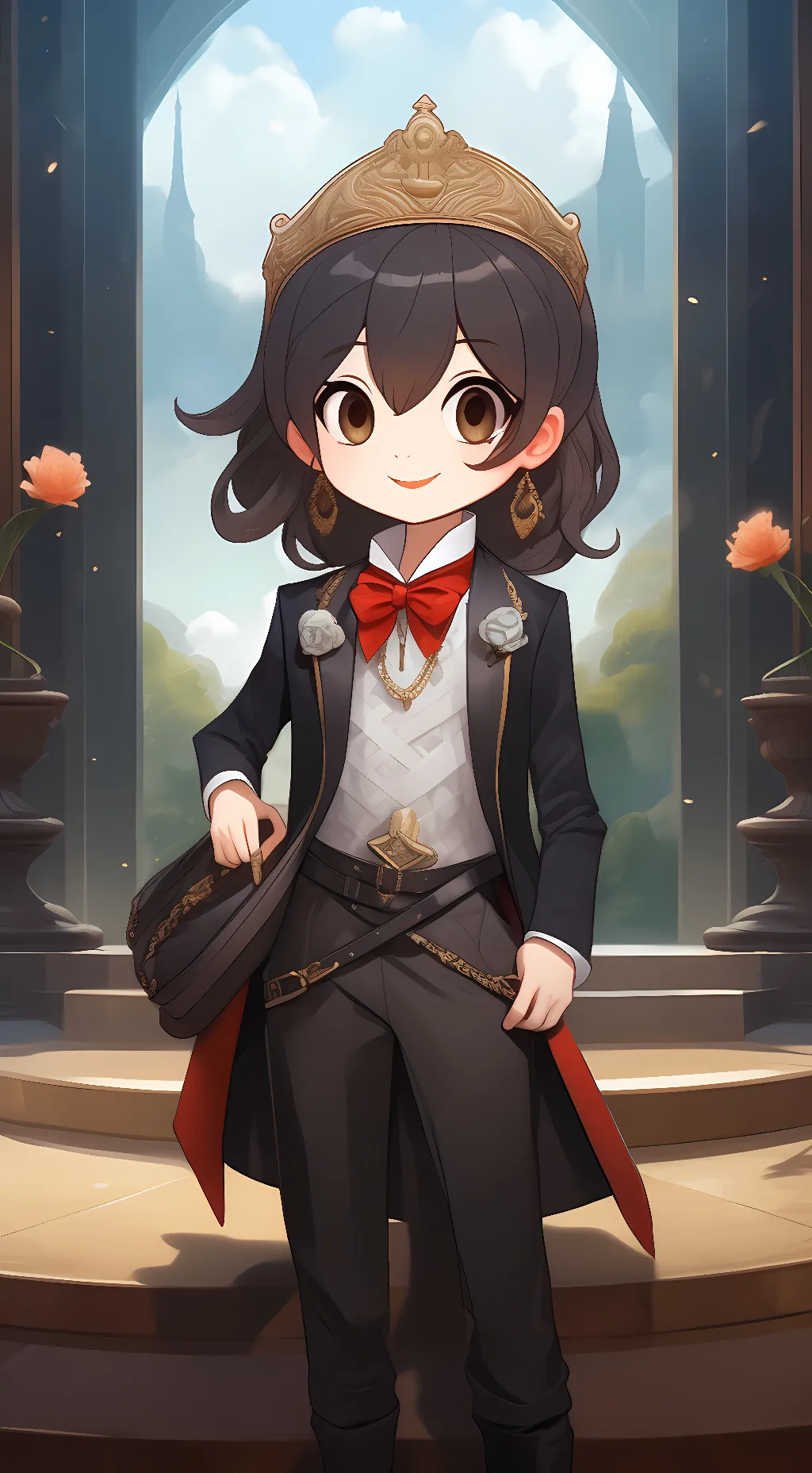 ai character: Stephanie. background