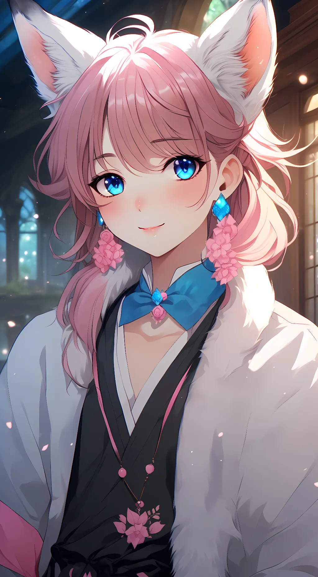 ai character: beauty  background