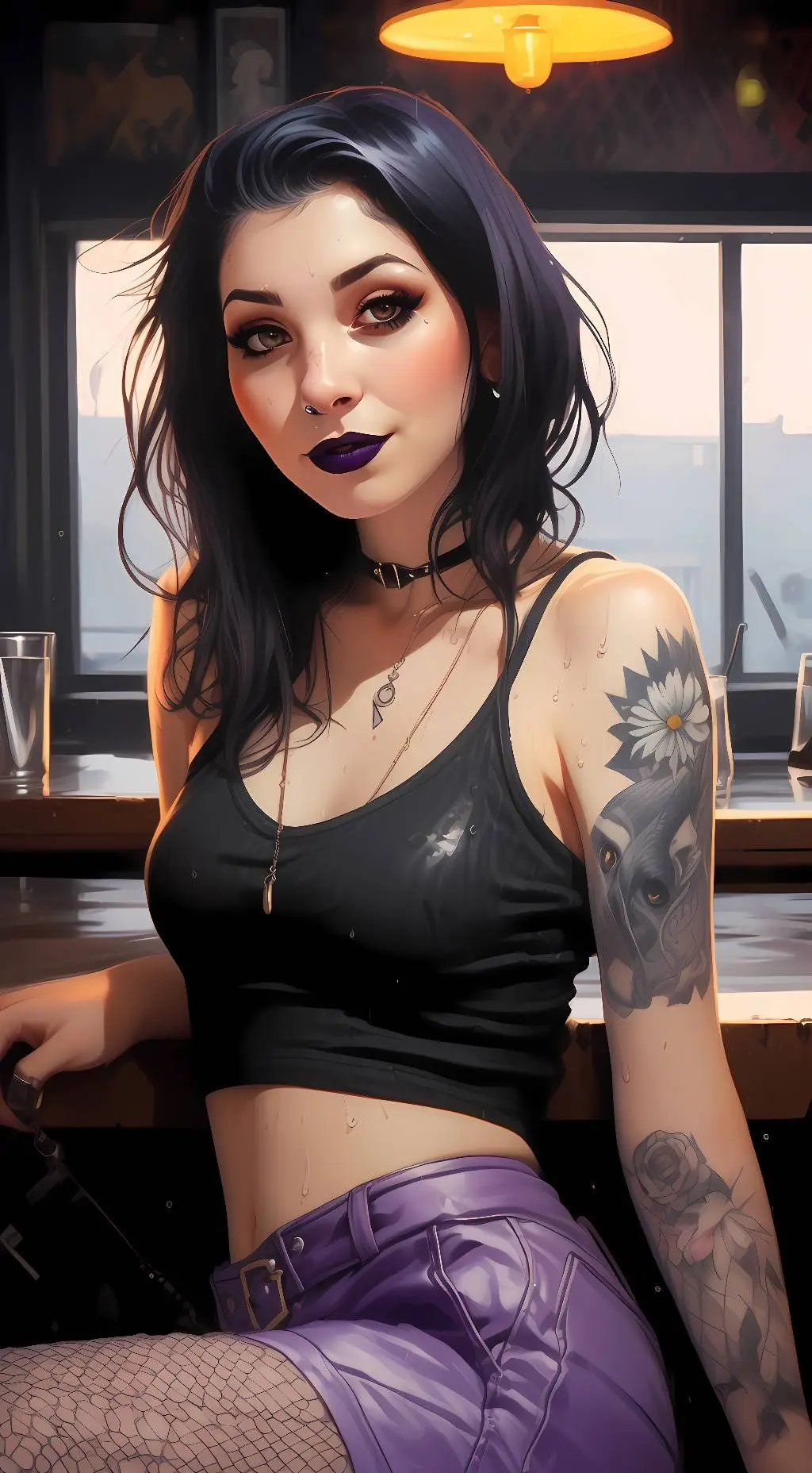 ai character: Salina Valenzuela  background