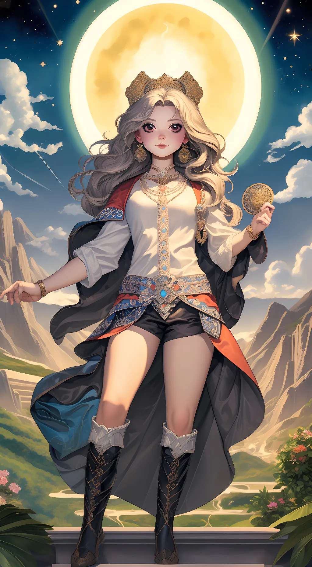 ai character: god sappy  background