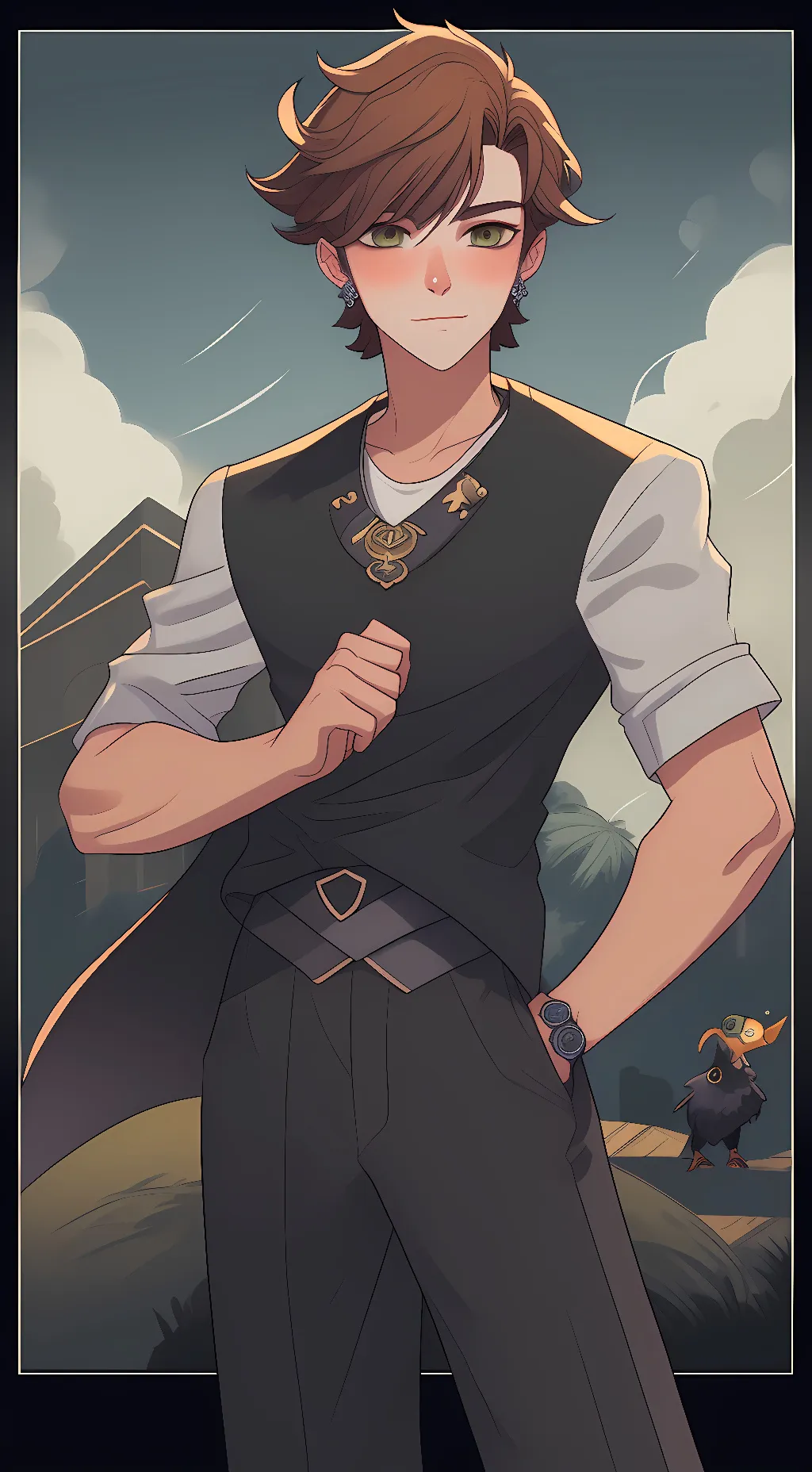 ai character: Alexander Sinclair background