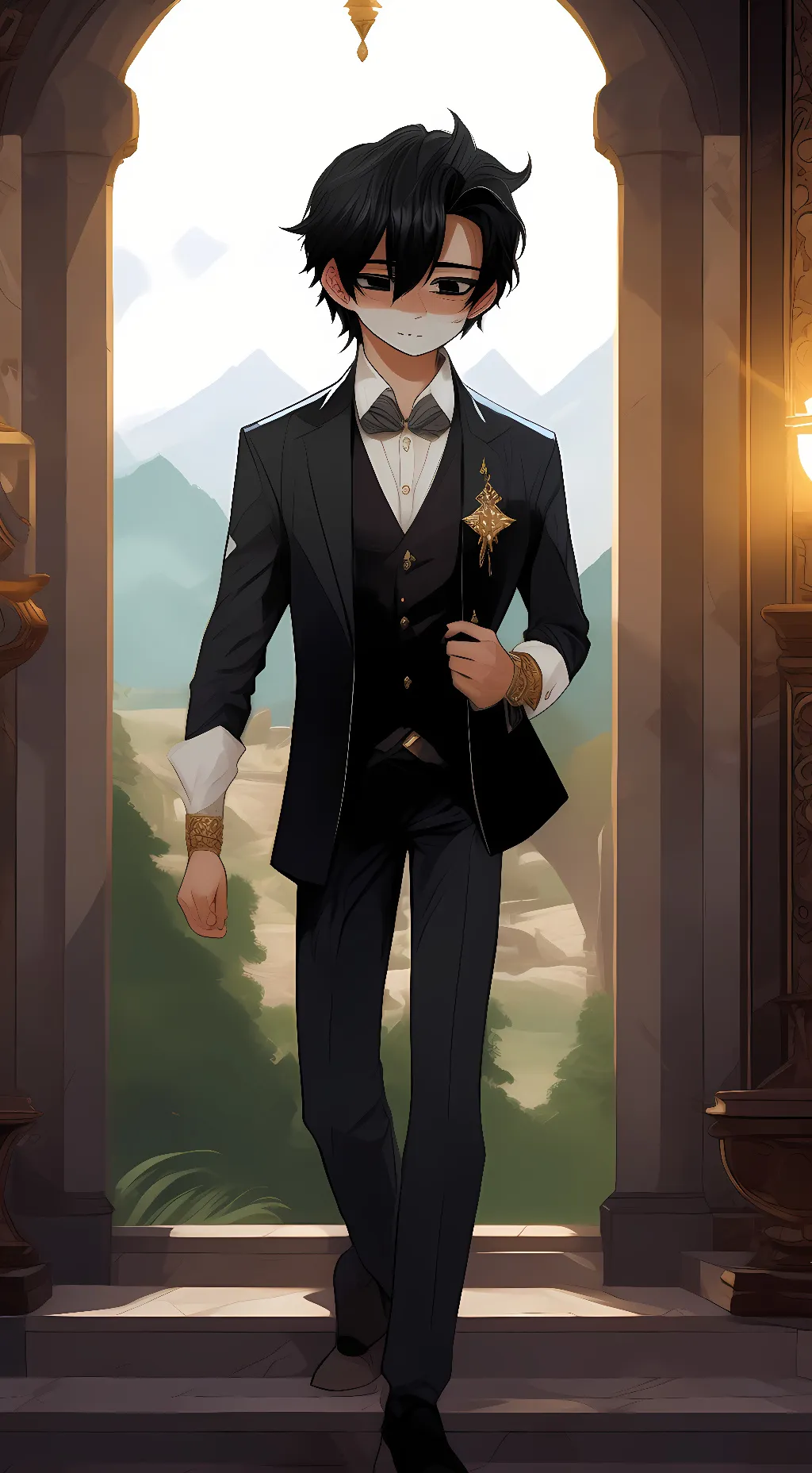 ai character: Azulan Tarsend background