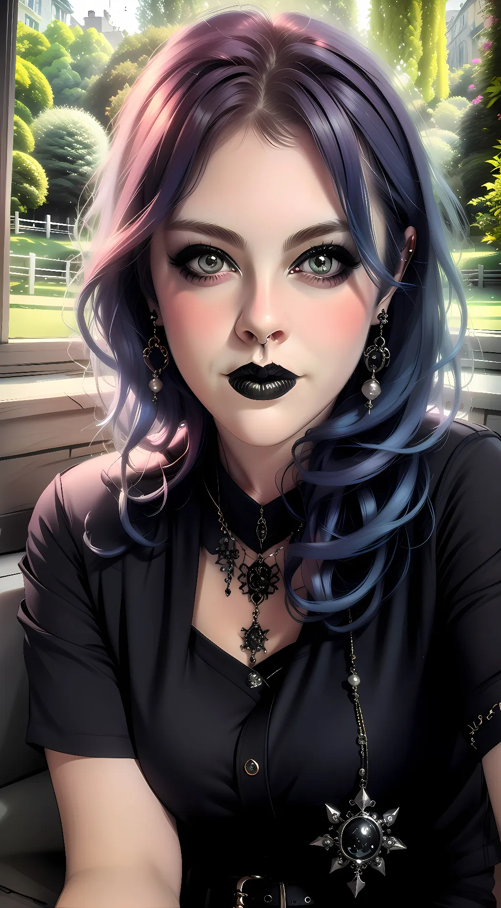 ai character: Luna background