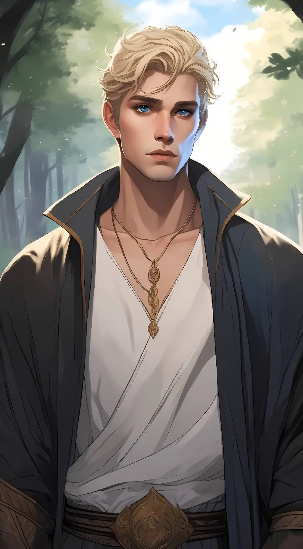 ai character: King Luke  background