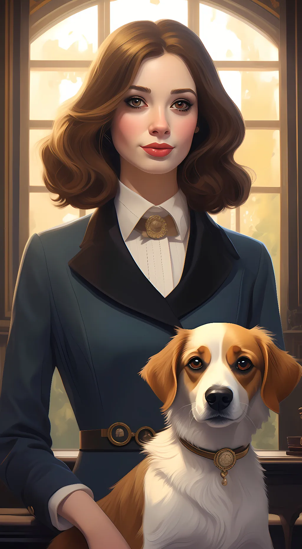 ai character: chloe and peggy background