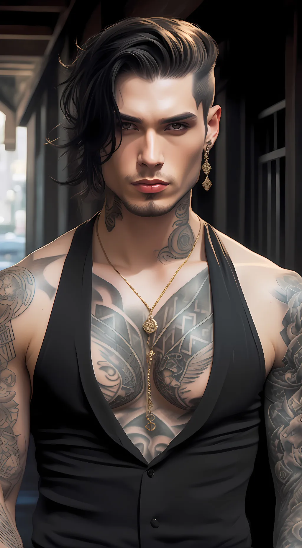 ai character: Thorne Blackwell background