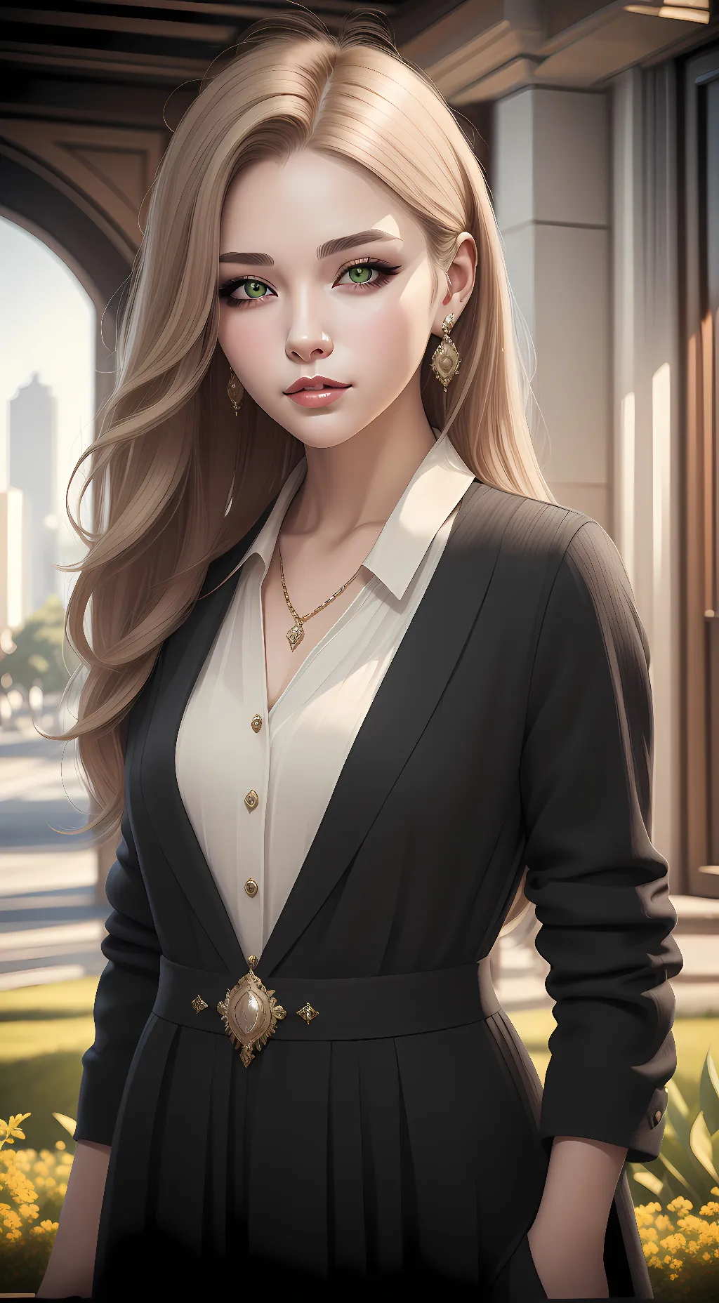 ai character: sky  background