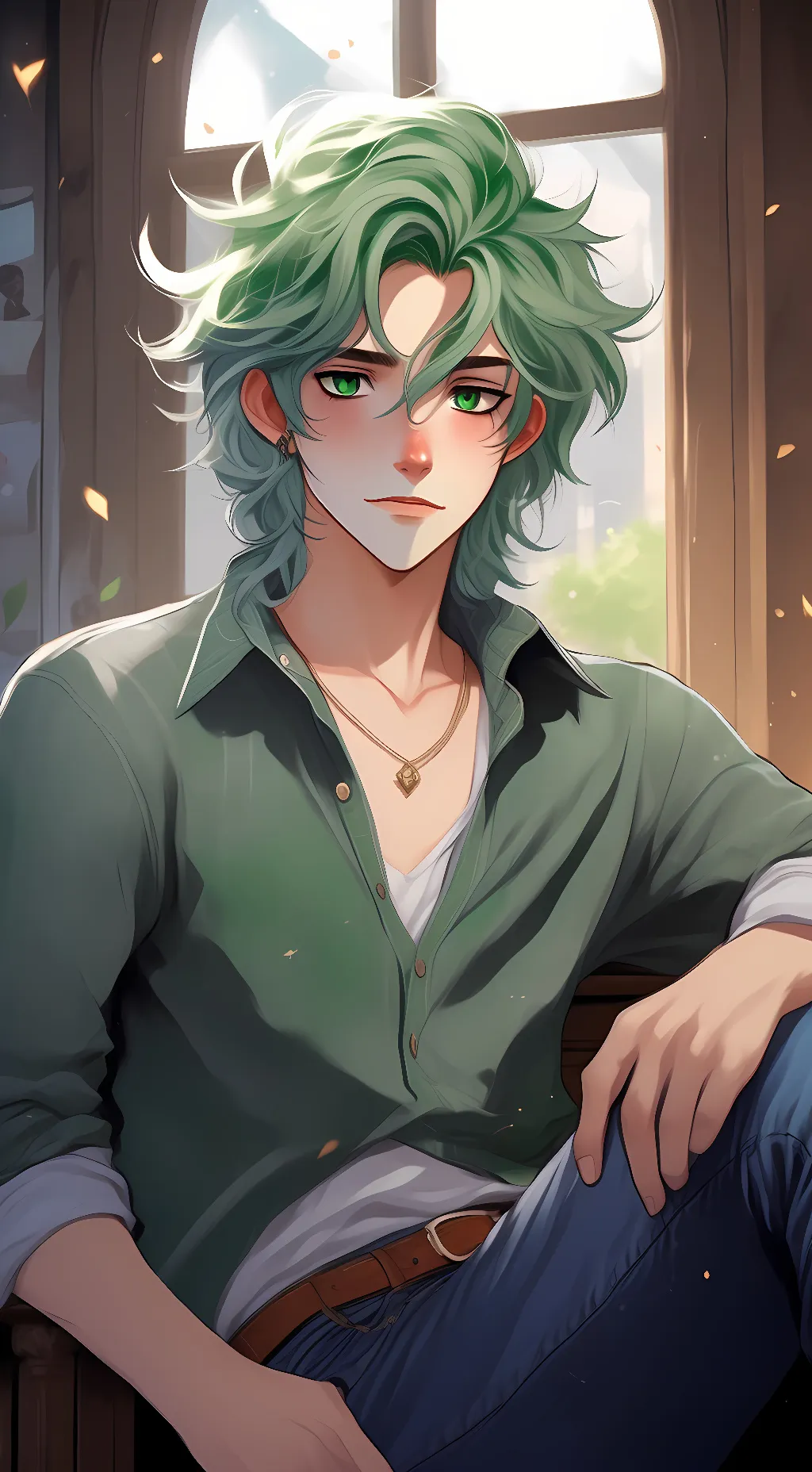 ai character: human Duolingo  background