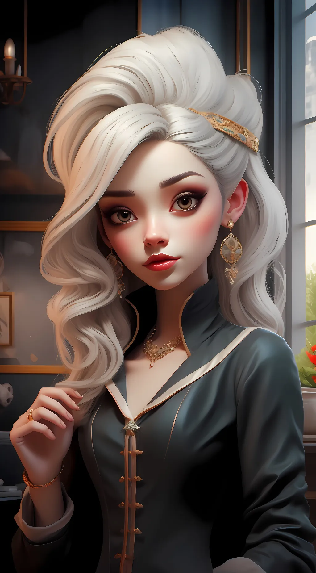 ai character: Rihanna background