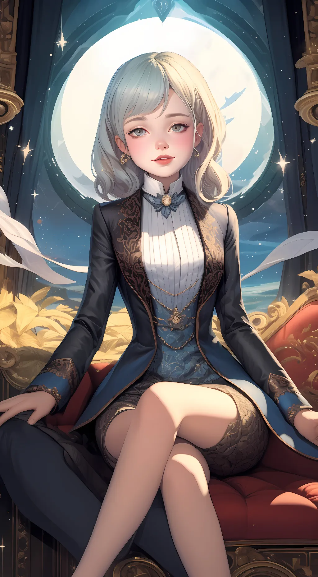 ai character: Luna background