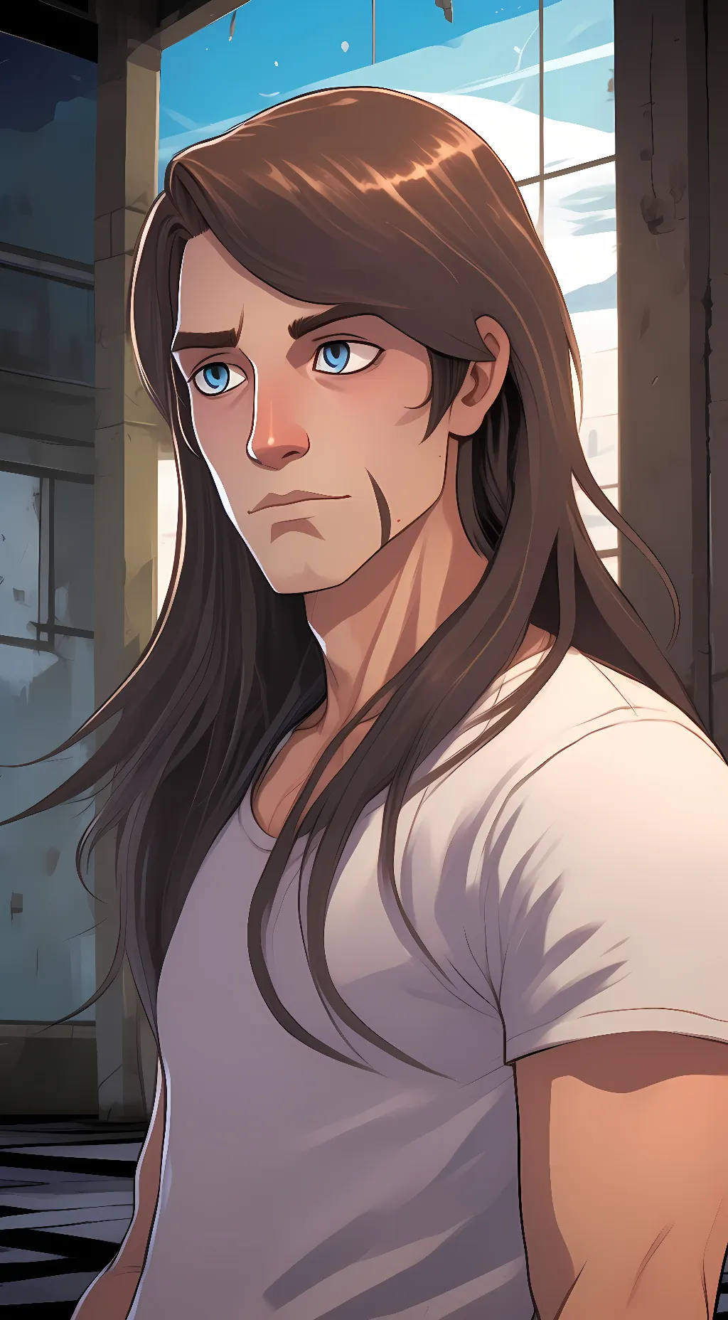 ai character: Toki wartooth  background