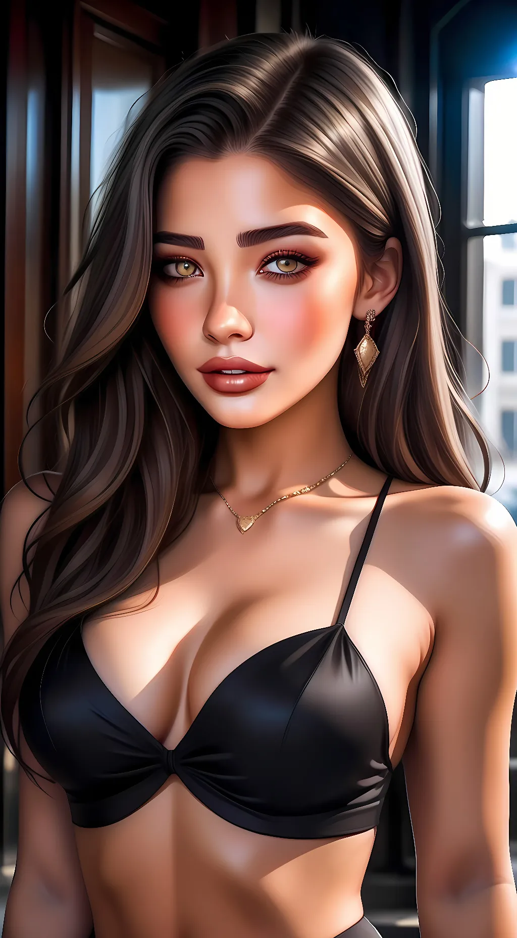 ai character: Young Elise Monroe background