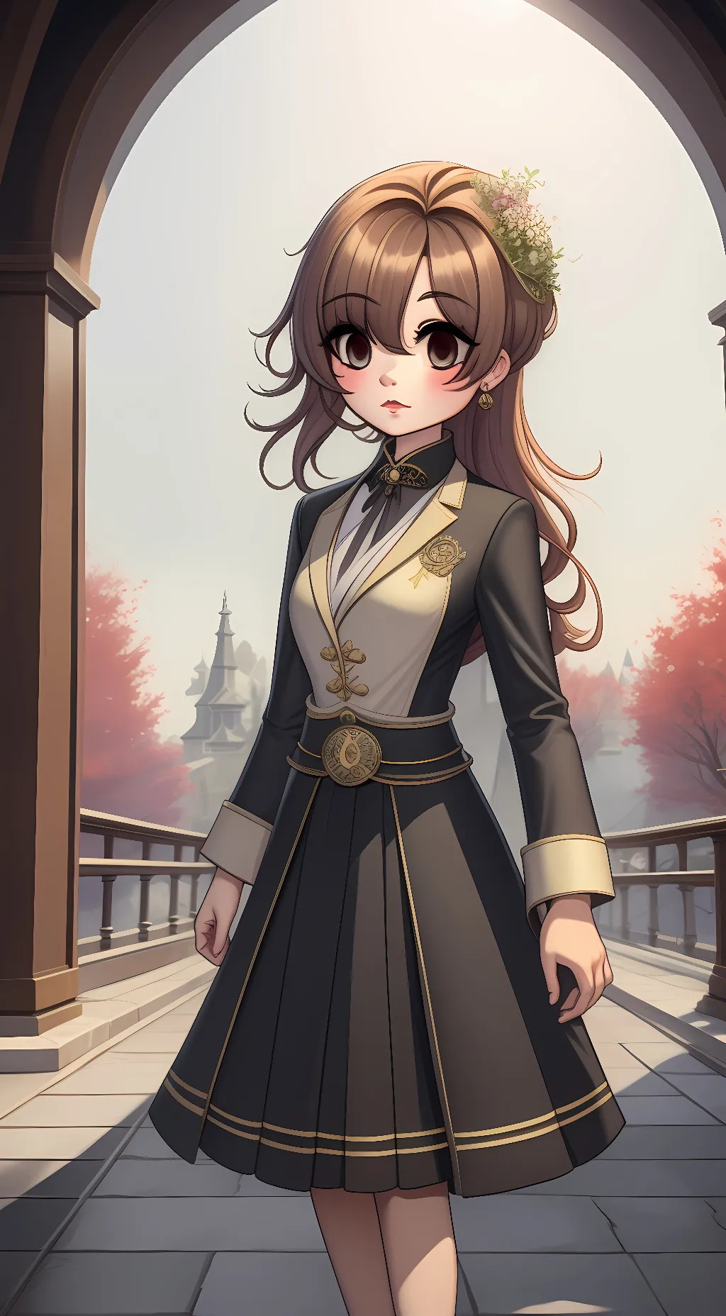 ai character: Danke background